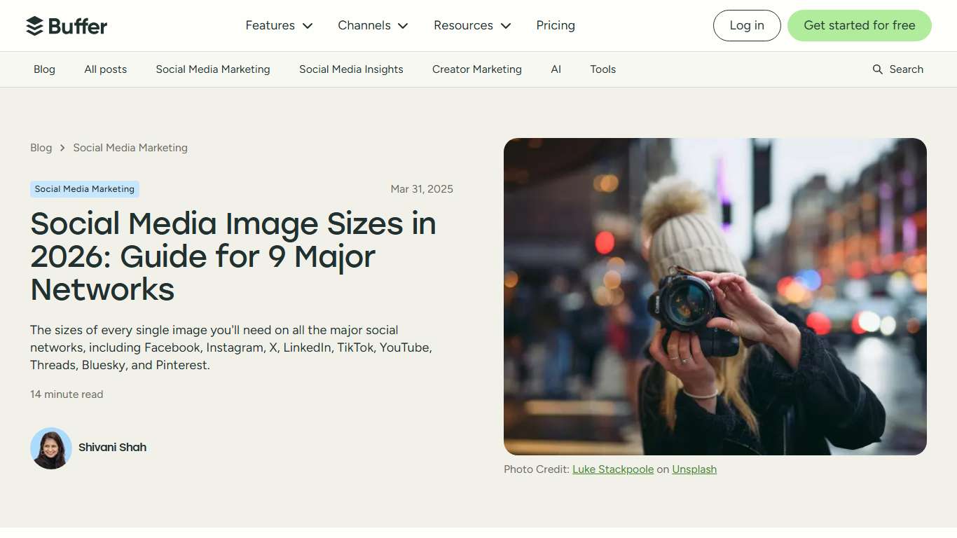 Social Media Image Sizes in 2026: Guide for 9 Major Networks